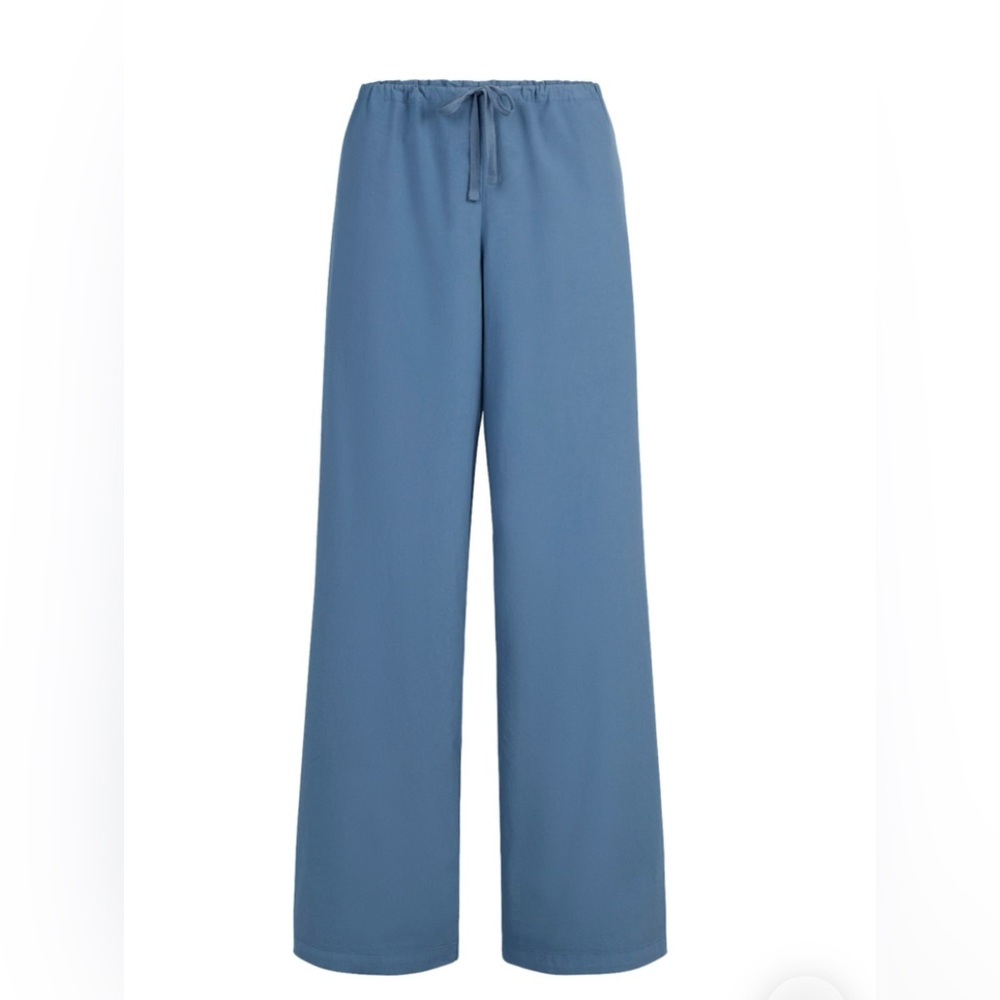 SKIMS Cotton Poplin Pants | Harbor Blue 💙 (NWT, Runs big can fit up to L) - Picture 5 of 8